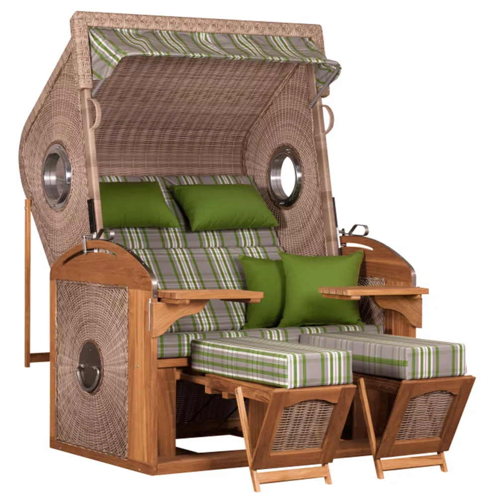 Schutzhülle Strandkorb Sailor XL - white kubu