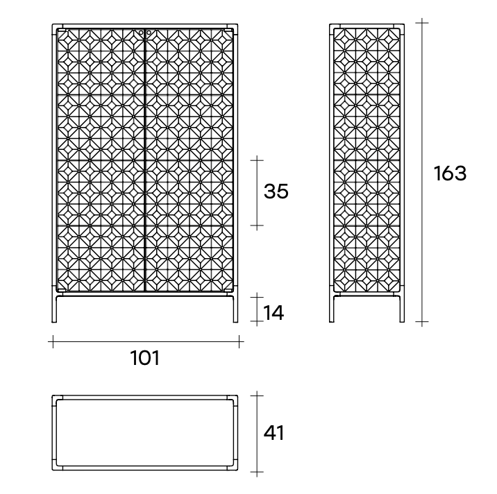 FIAM ECHO Vitrine • optional mit LED-Beleuchtung