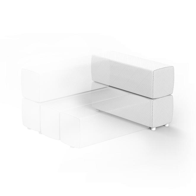 Vondom Tablet Armlehne links für Loungemodule 35 × 104 cm