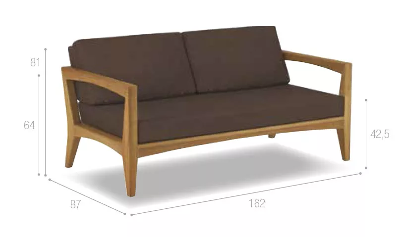 Royal Botania Zenhit Loungesofa Zweisitzer
