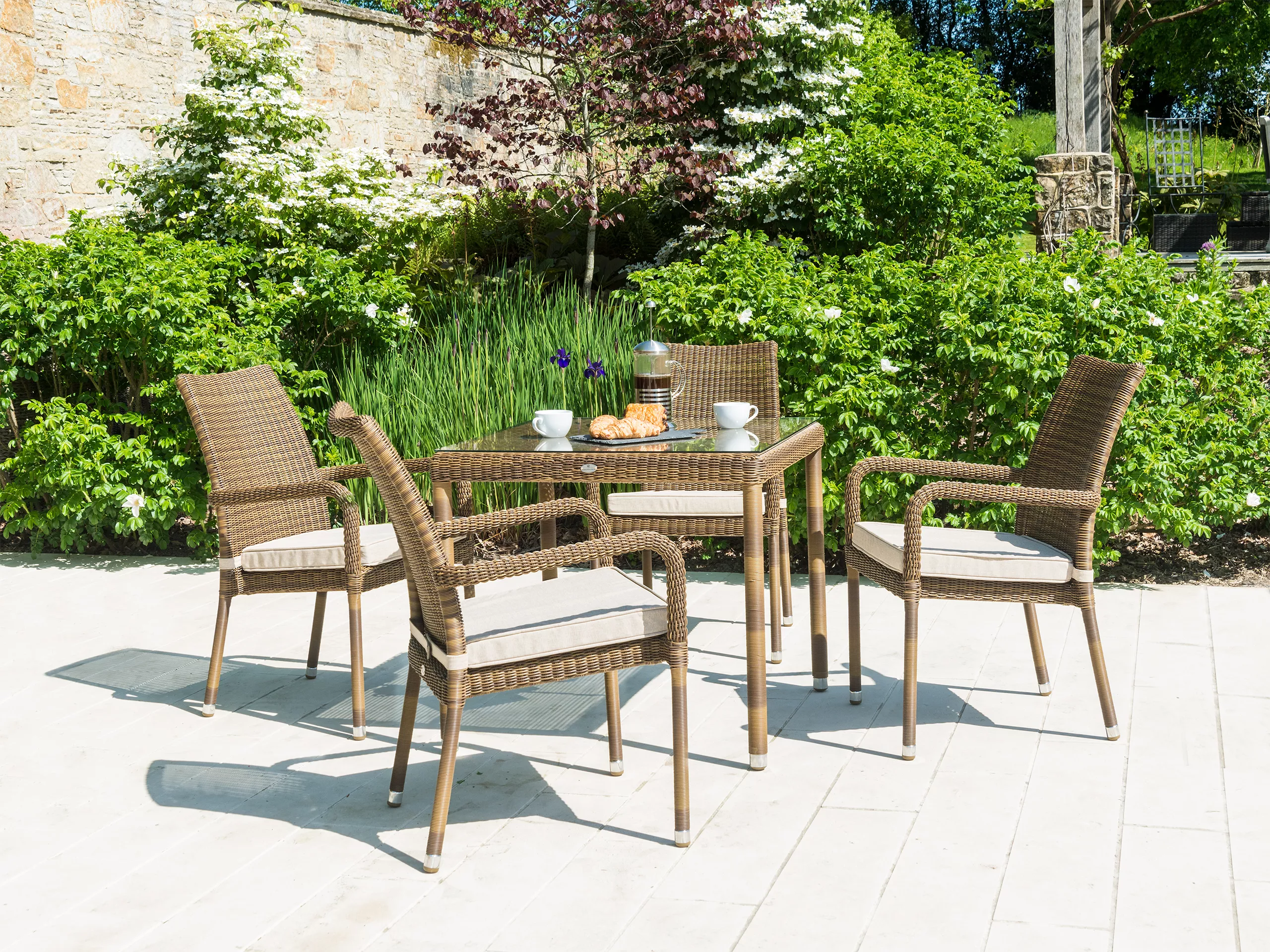 Alexander Rose San Marino Stapelsessel - 4er-Set